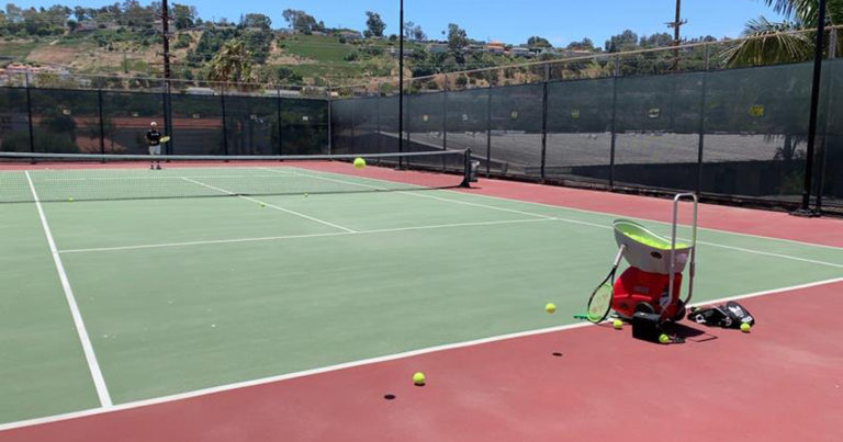 カリフォルニアの休日テニス